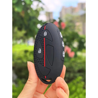 Hyundai Silicone Key Case — Kona, Tucson, Santa Fe, N Line - 2 plus 3 Buttons