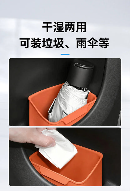 BYD Ti7 Silicone Car Trash Can and Umbrella Holder