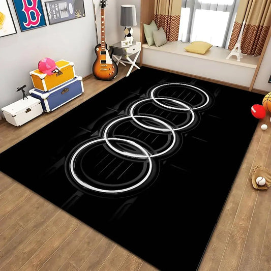 Audi Large Printed Carpet – Rug for Living Room, Bedroom, Bathroom