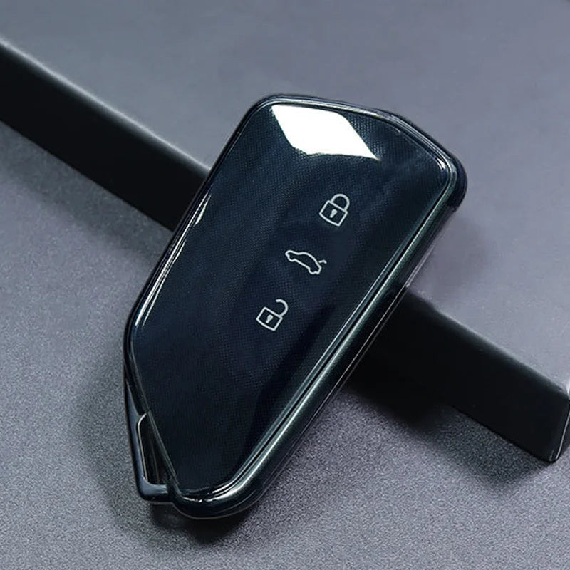 VW Golf 8 & ID.3 ID.4 TPU Key Fob Cover with Keychain