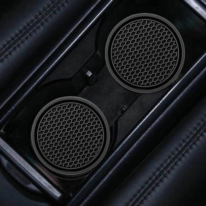 2pcs Universal Anti-Slip Car Cup Holder Insert Coasters - 