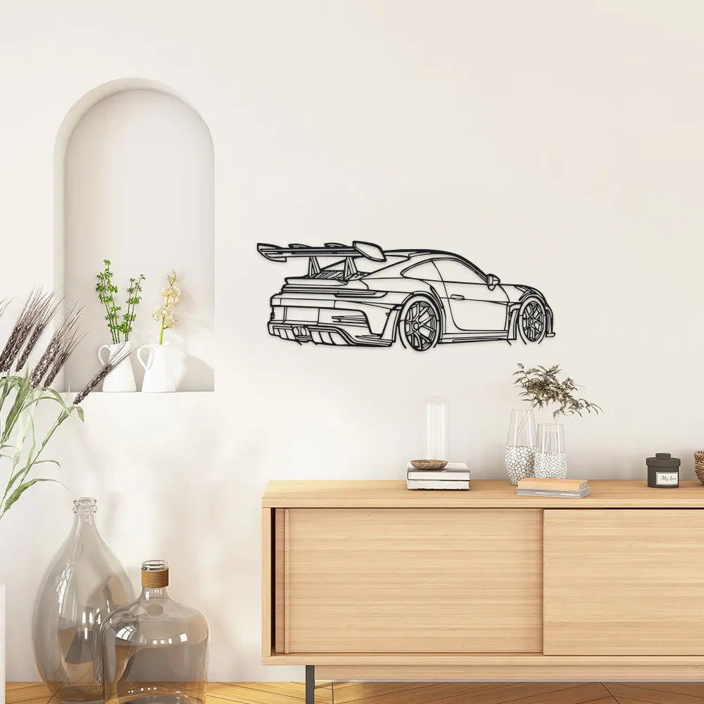 Car Metal Wall Art – Black Metal Car Design Home Decor