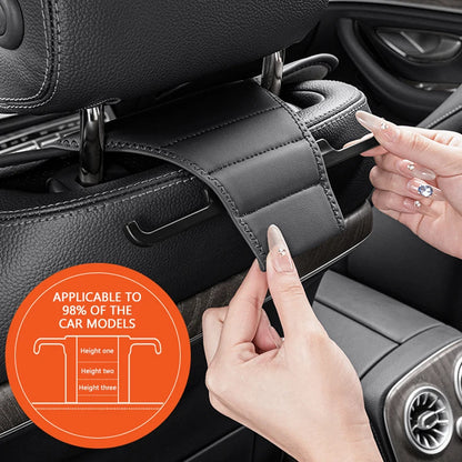 AUTOMECHANIST Nappa Leather Car Seat Covers Universal 5-Seat Set