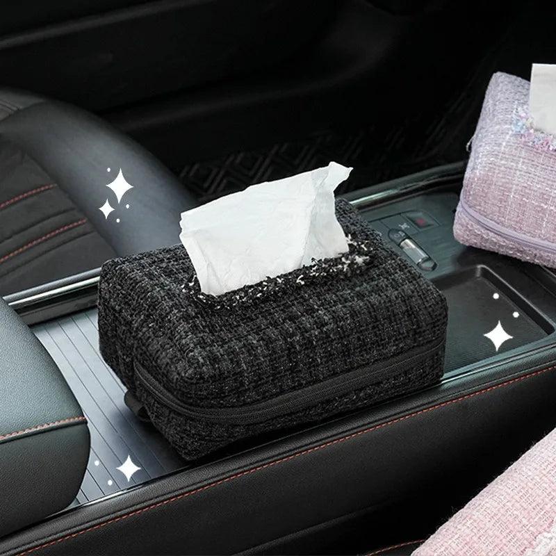 Universal Car Tissue Box Dispenser - Sun Visor Armrest Mount