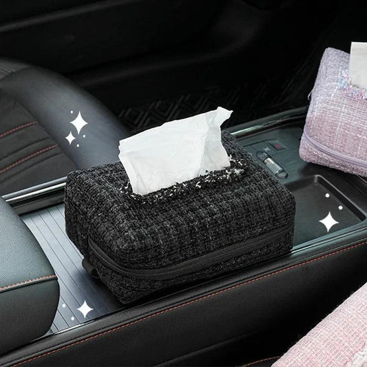 Universal Car Tissue Box Dispenser - Sun Visor Armrest Mount