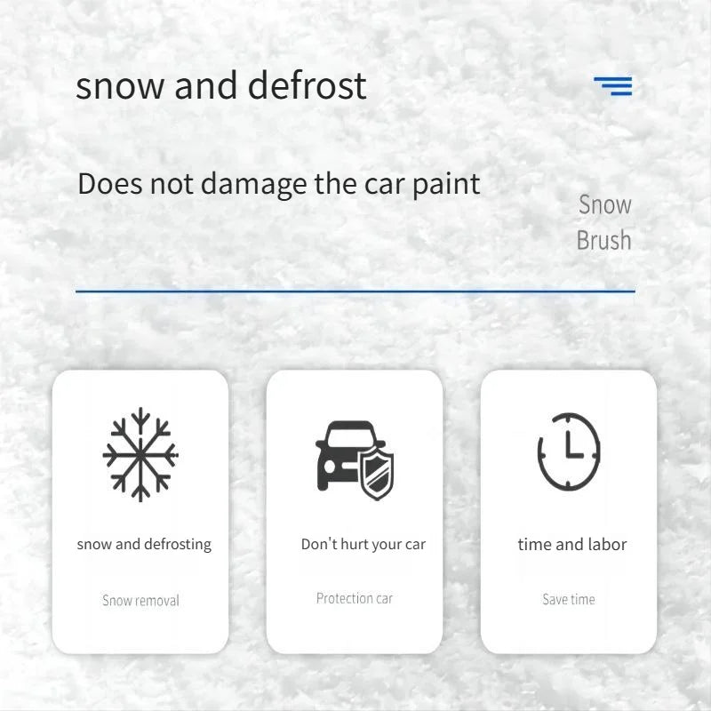 Car Ice Scraper and Snow Shovel
