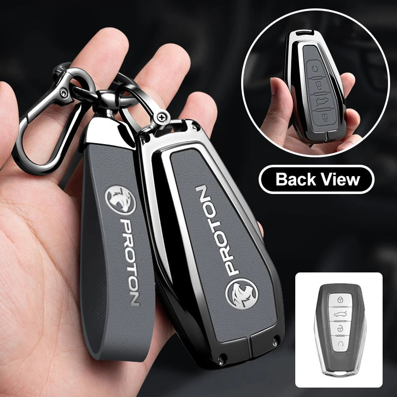Proton Zinc Alloy Key Case - Style E grey 03