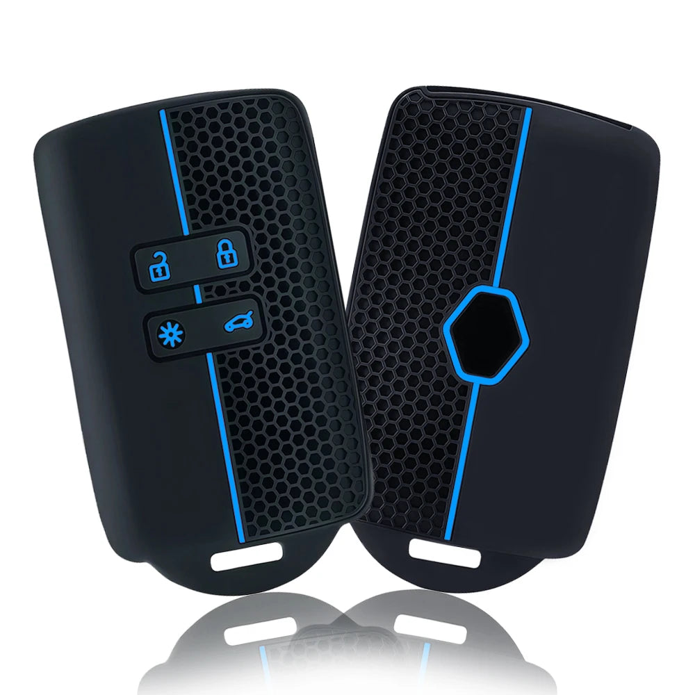 Renault & Dacia Key Cover with Colour Line — Clio, Captur, Logan