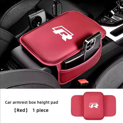 Volkswagen PU Leather Armrest Cushion Storage