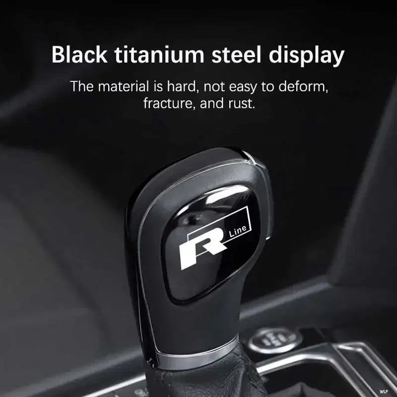 VW R-Line Gear Shift Knob Emblem Stickers