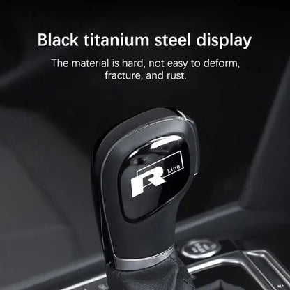VW R-Line Gear Shift Knob Emblem Stickers