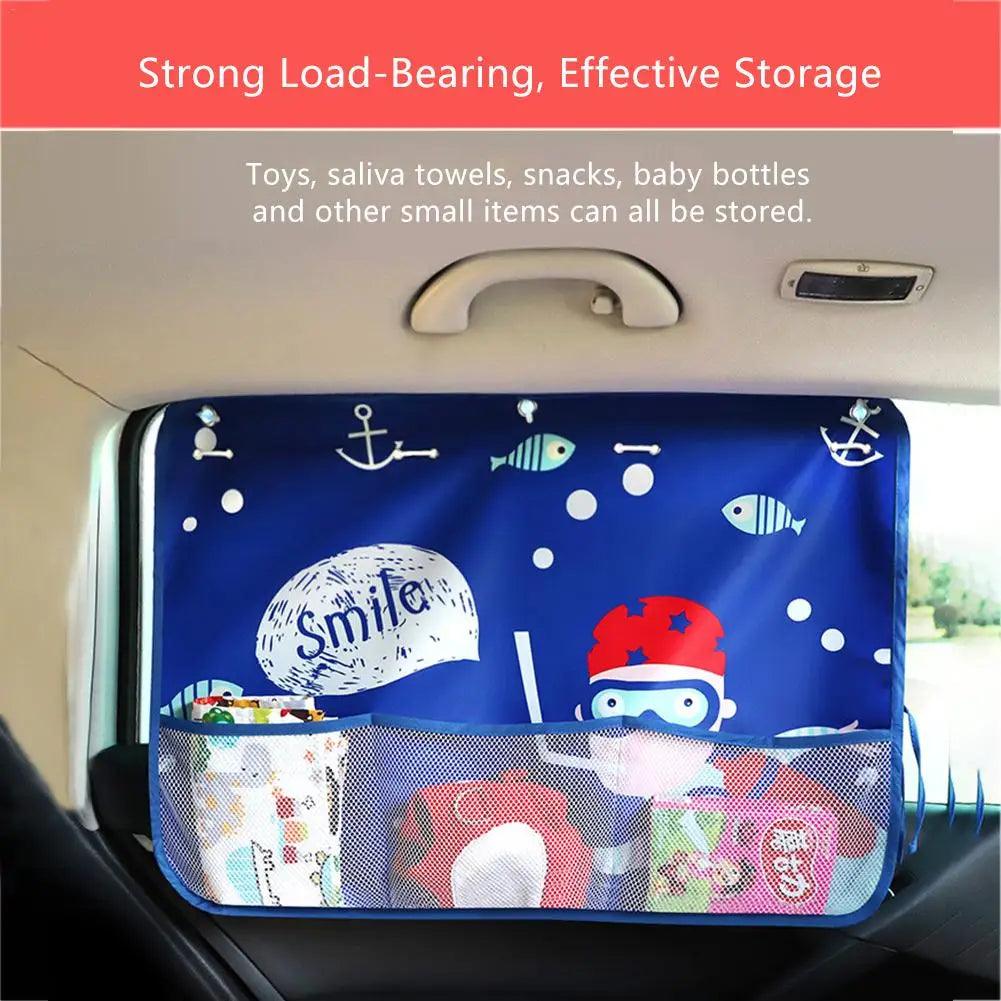 Universal Car Window Sunshade Curtain Adjustable Auto Sun Visor