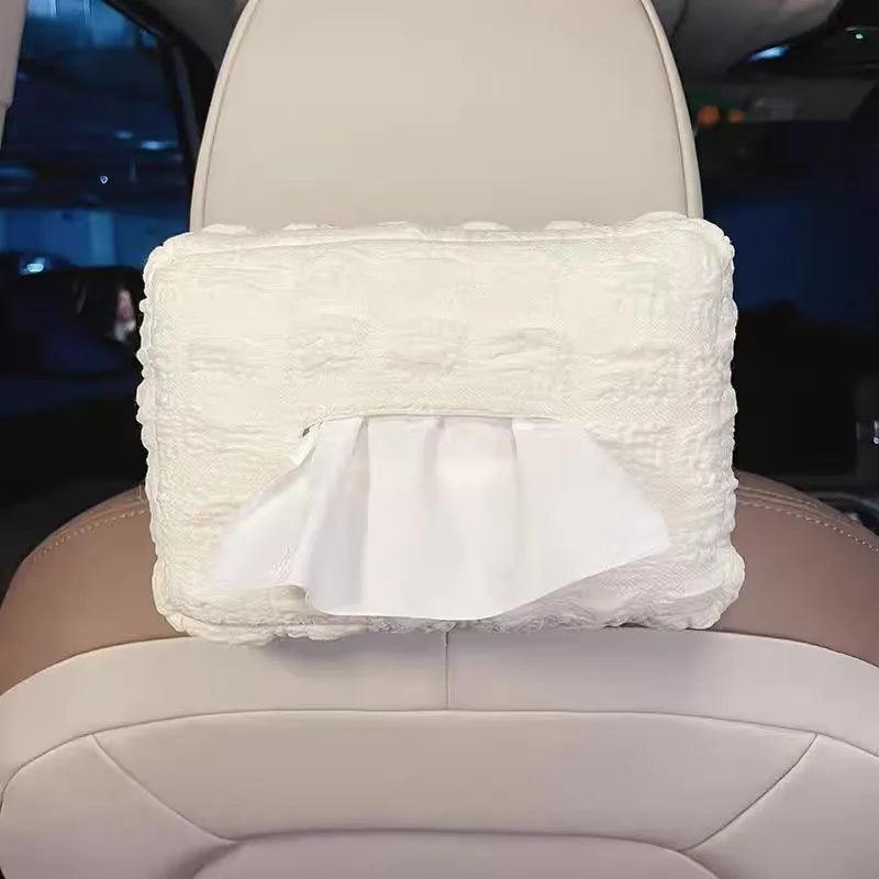 Panda Car Tissue Holder - Hanging Napkin Dispenser for Headrest