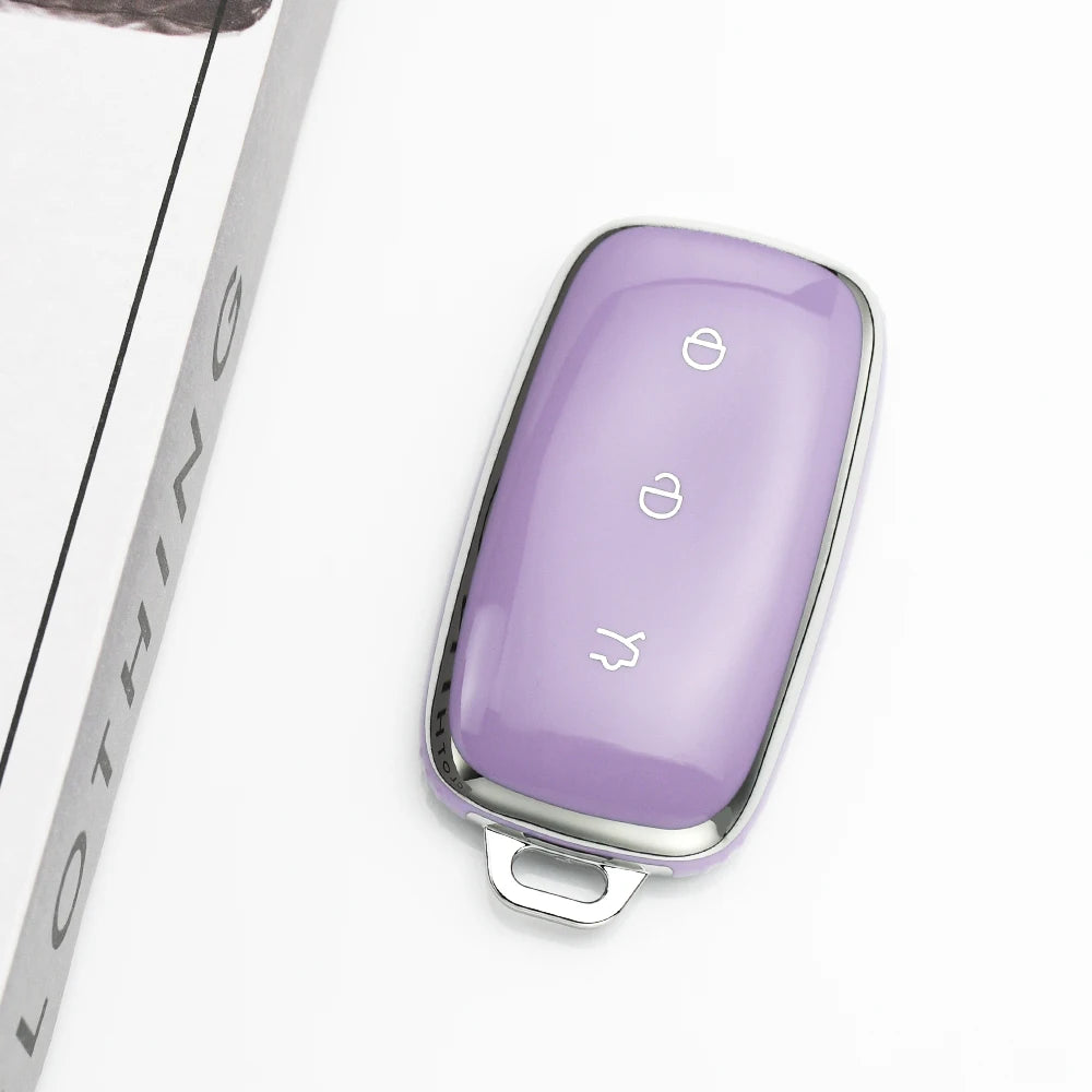 TPU Car Key Case Shell Fob Cover For Geely Galaxy EX5 E5 Proton