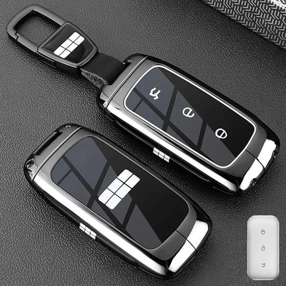 Zinc Alloy Leather Key Case Cover for Geely Galaxy EX5 E5 L6 L7