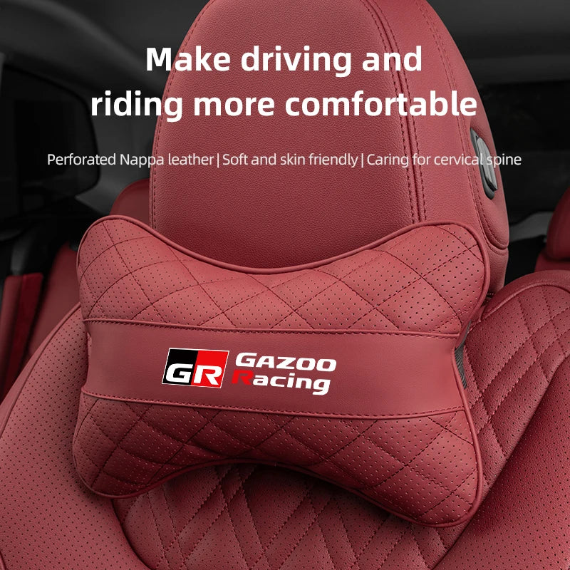 Toyota GR Car Seat Neck Pillow & Lumbar Support