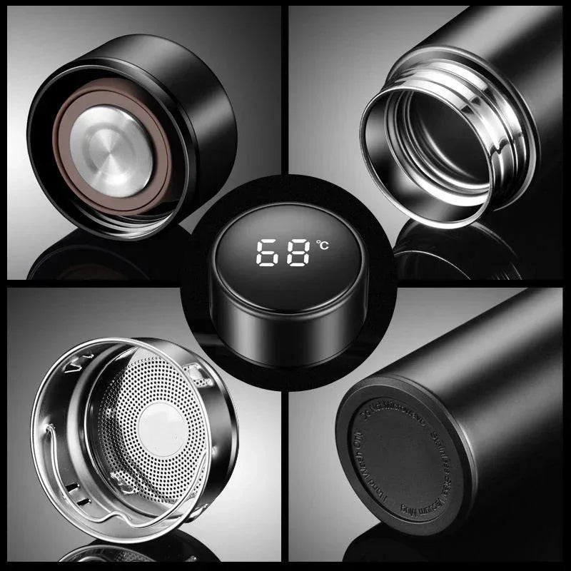 Kia Insulated Cup & Automatic Folding Umbrella - Umbrella