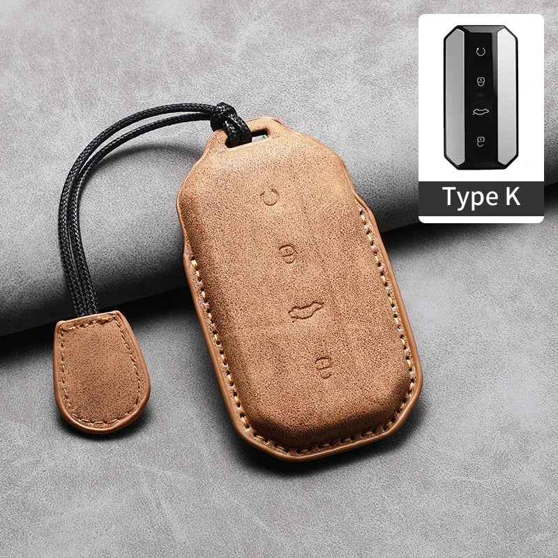 Chery Jaecoo J5 J7 2025 Leather Key Fob Cover Anti Scratch Protection