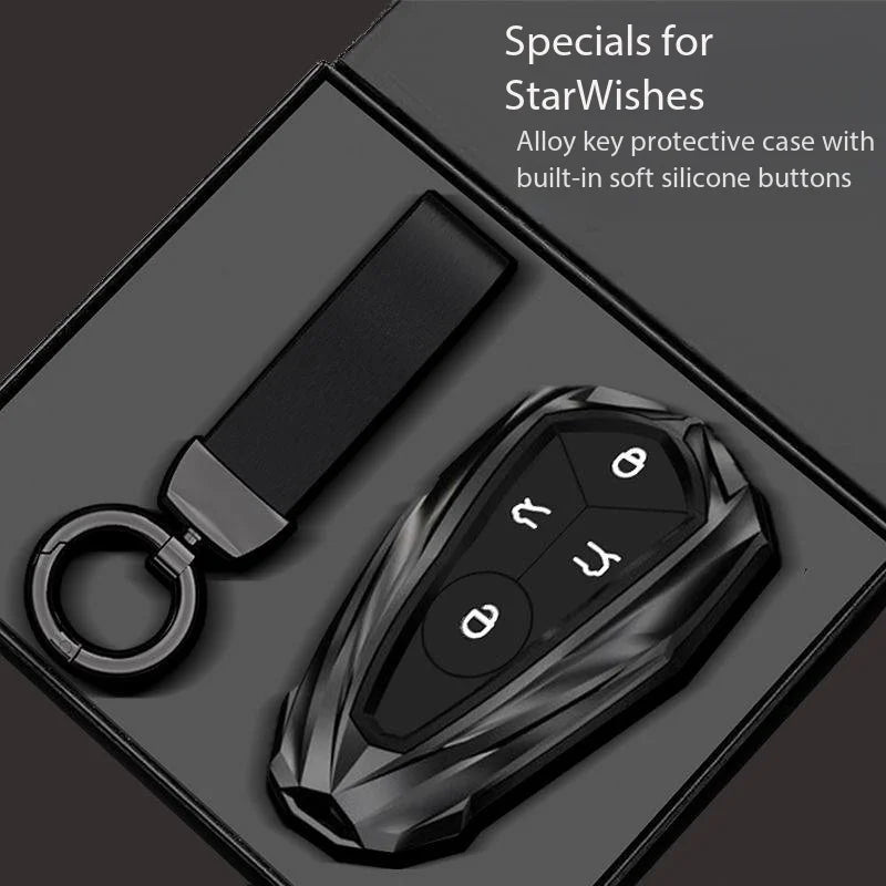 Geely EX2 Geome Galaxy Zinc Alloy Key Cover