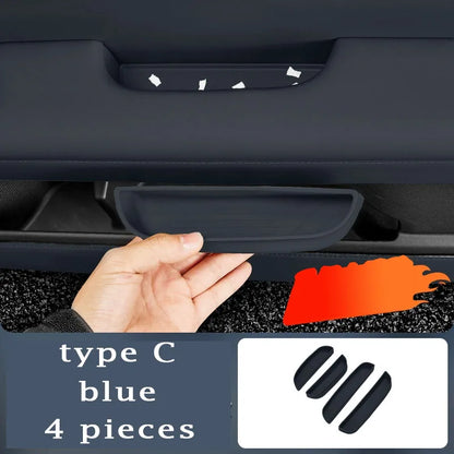BYD Ti7 Silicone Door Handle Storage Pad - blue