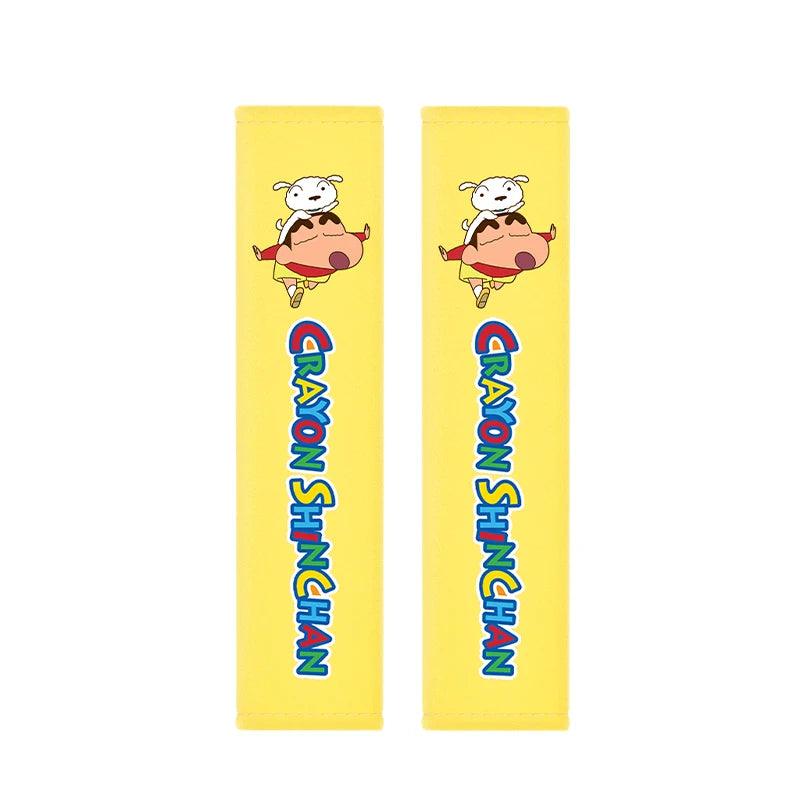 Crayon Shin-chan Soft Plush Car Seat Belt Shoulder Pad Covers