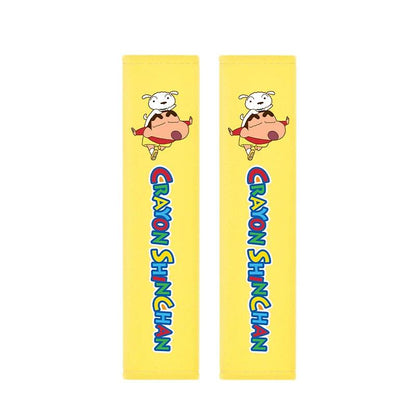 Crayon Shin-chan Soft Plush Car Seat Belt Shoulder Pad Covers