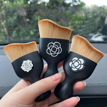 Camellia Flower Car Interior Detailing Brush - AC Vent Crevice Dust