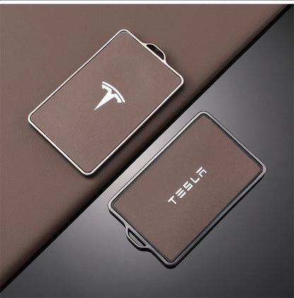 TPU Leather NFC Key Case Cover Tesla Model 3 S X Y Protection