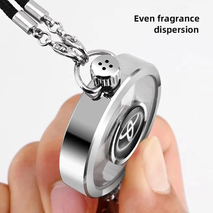 Toyota & GR Metal Lace Car Perfume Pendant Air Freshener