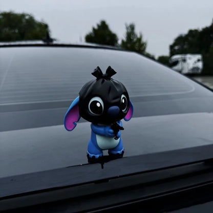 Stitch Robbery Figure – Creative Anime Car Decoration Doll