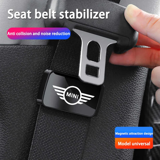 Mini Cooper Seat Belt Holder – Magnetic Stabilizer Clip for F54 F55 F56 F57 F60 R50 Models - 