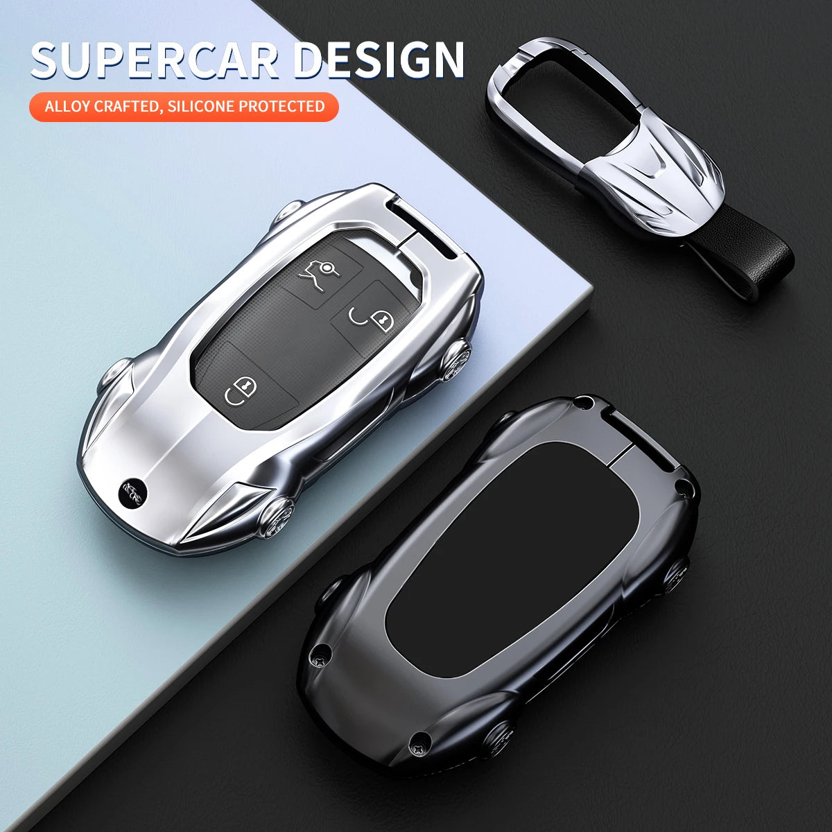 Mercedes-Benz Zinc Alloy Car Key Cover – A, C, E & S Class
