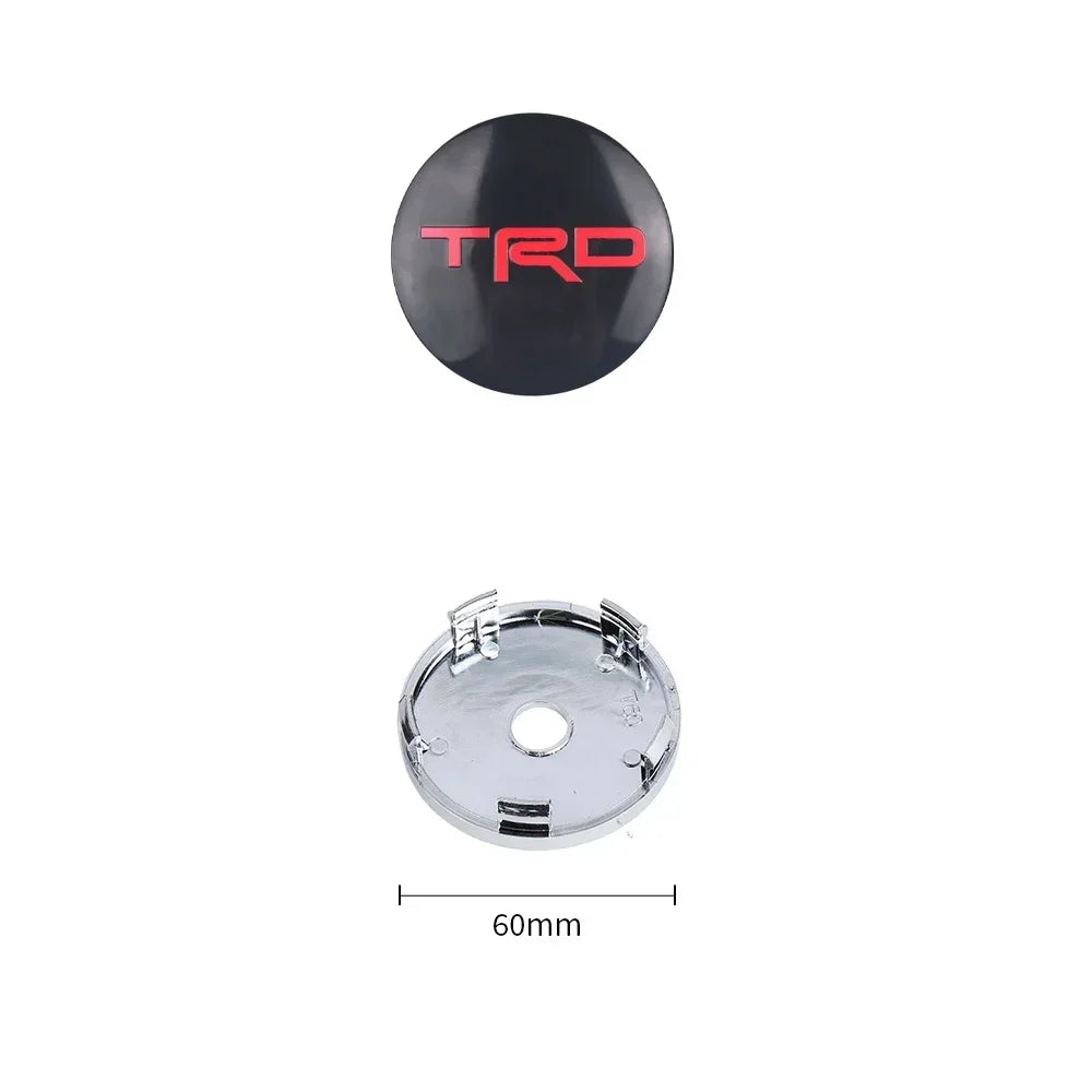 4Pcs 60MM Toyota Wheel Center Hub Caps