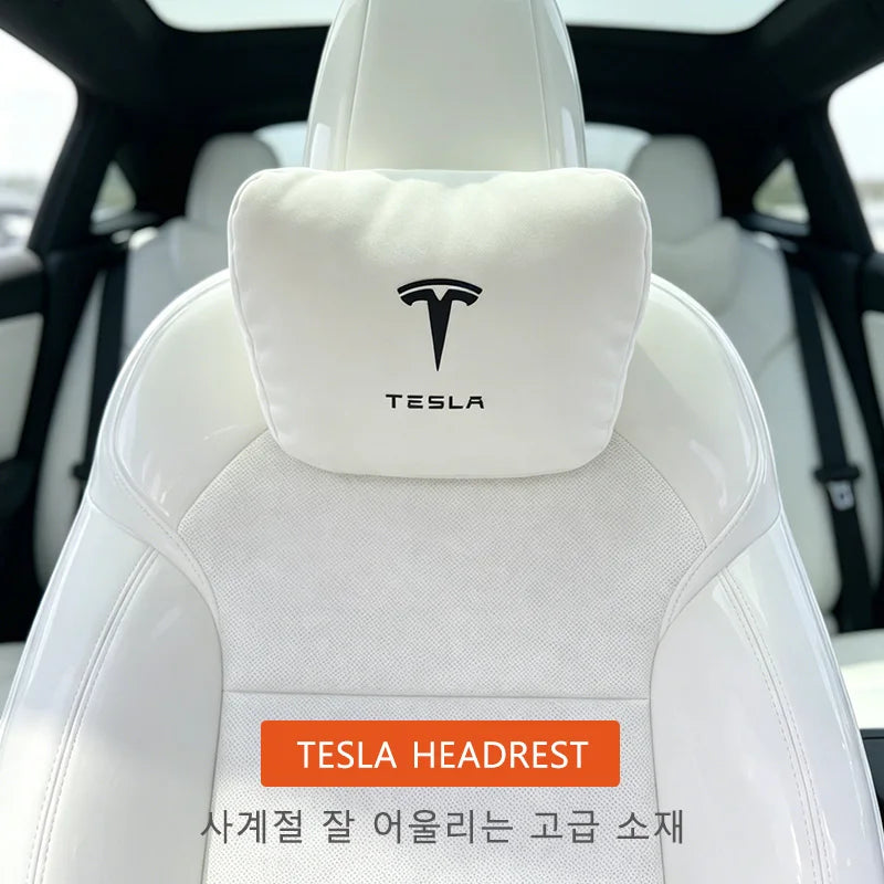 Tesla Ergonomic Headrest Lumbar Support Pillow - Memory Foam