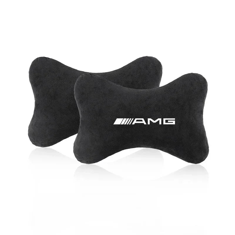 Mercedes AMG Neck & Lumber support Pillow and Shoulder Pad - Neck Pillow-2pc