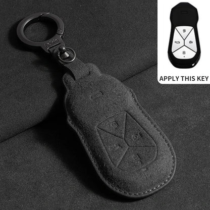 XPeng Suede Key Case - Black  B1