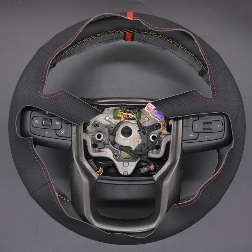 GMC Hand-Stitched Steering Wheel Cover