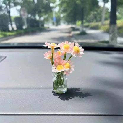 Sunflower Car Dashboard Decoration - Healing Fresh Flower Interior