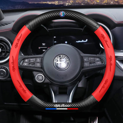 Alfa Romeo Steering Wheel Cover Giulietta Mito 159 Giulia Stelvio