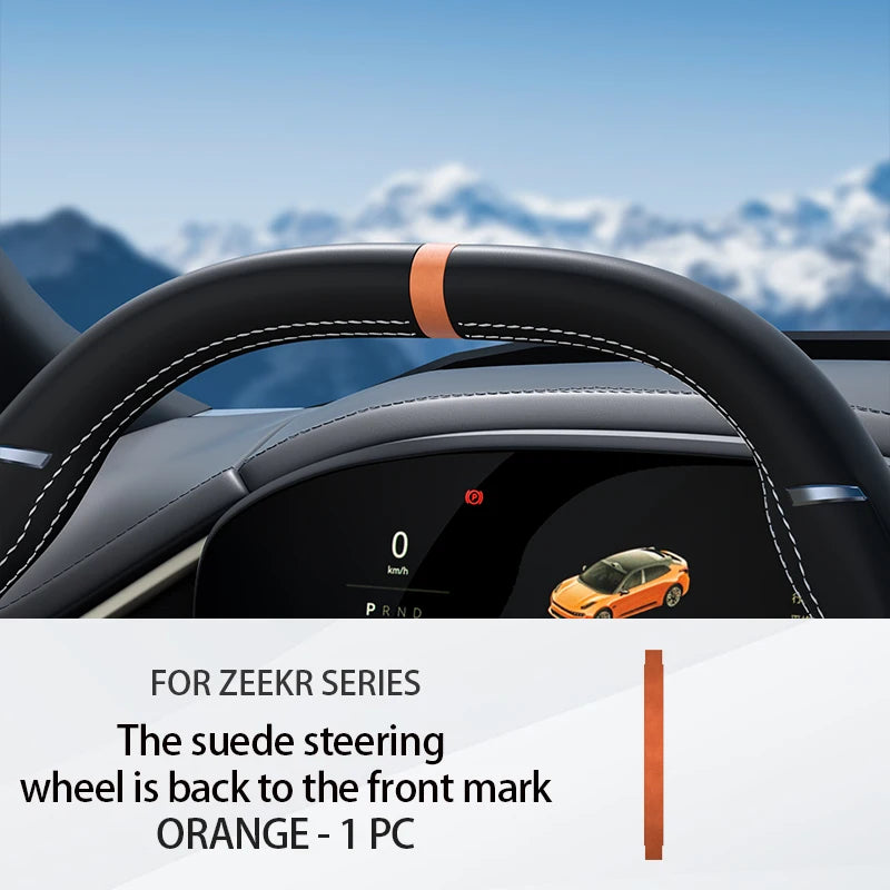 ZEEKR 001 Steering Wheel Alcantara Suede Anti-Scratch Stickers