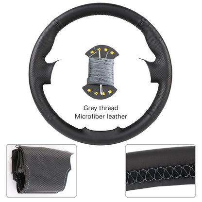 Renault and Dacia Stitch-On Steering Wheel Cover - Grey Thread (Type A)