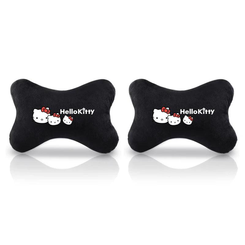 Hello Kitty Neck Support Pillow Auto Headrest Car Seat Cushion