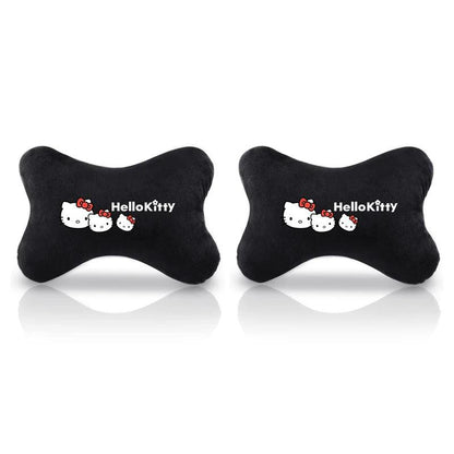 Hello Kitty Neck Support Pillow Auto Headrest Car Seat Cushion