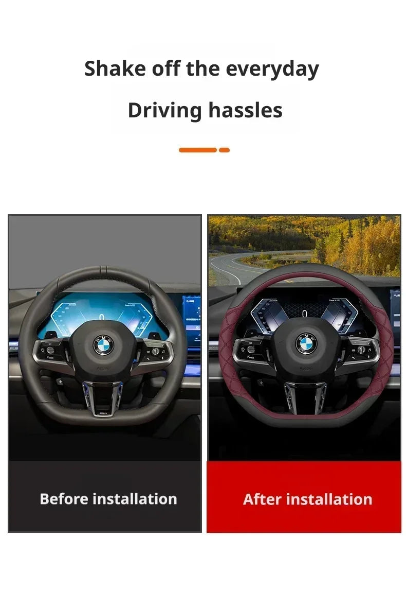 BYD Ti7 Leather Steering Wheel Cover