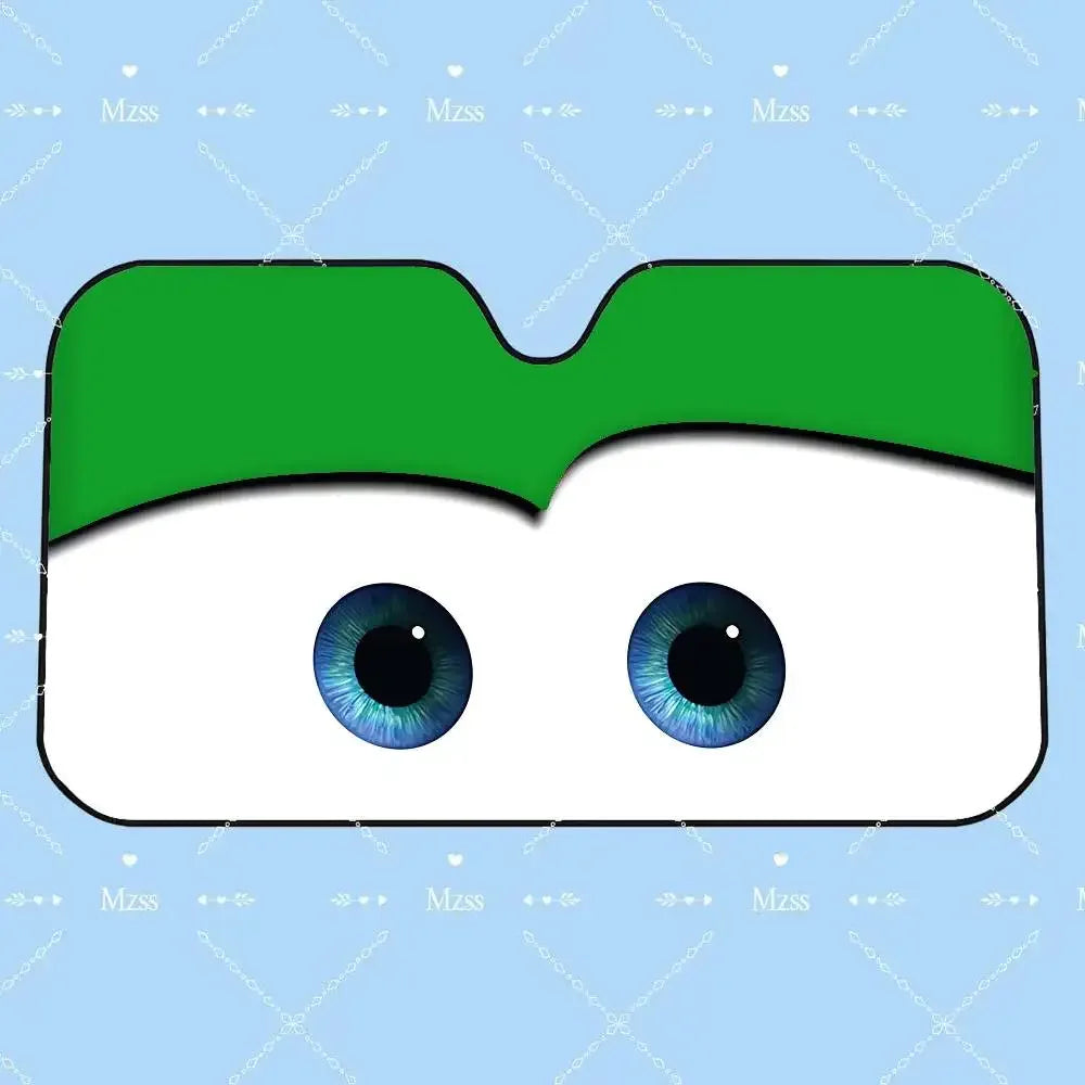 Lightning McQueen Car Windshield Sunshade UV Protection Cover - H