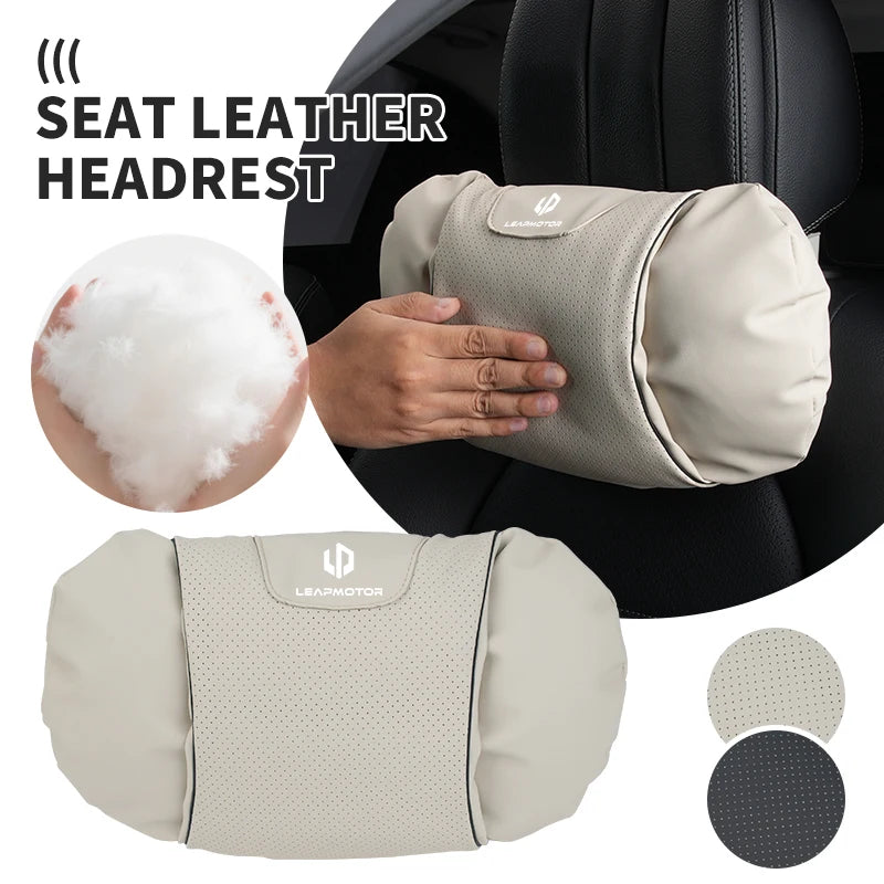 Leapmotor Car Seat Headrest & Lumbar Support Pillow Set