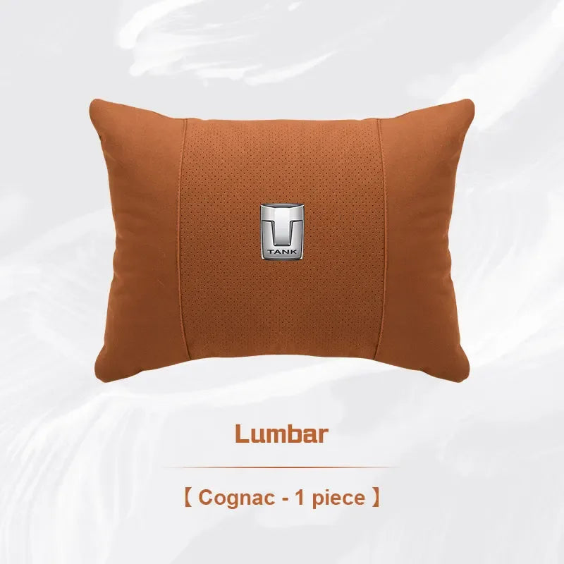 GWM Tank Neck Pillow & Lumbar Support Cushion - Cognac Lumbar
