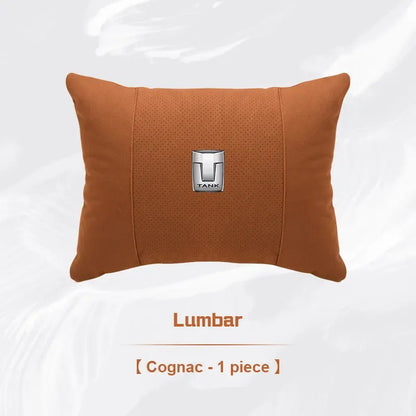 GWM Tank Neck Pillow & Lumbar Support Cushion - Cognac Lumbar