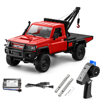 MN82 Series RC Pickup Truck – 4WD Off-Road Climbing Car - MN82 Red-1B