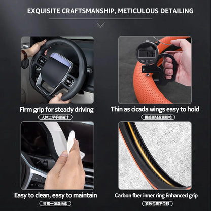 GAC AION Perforated Nappa Steering Wheel Cover